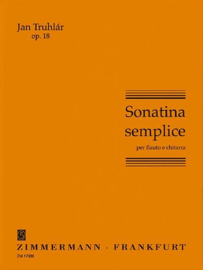 Sonatina semplice op.18per flauto e chitarra
