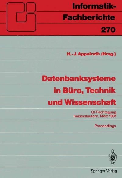 Datenbanksysteme in Büro, Technik und Wissenschaft