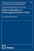 Reform-Modelle im wirkungsorientierten Staat