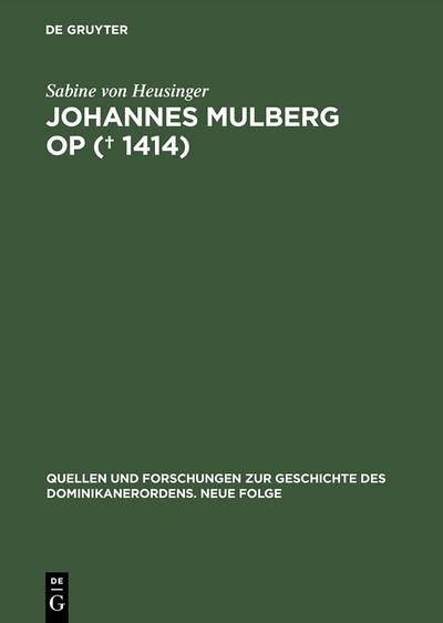 Johannes Mulberg OP († 1414)