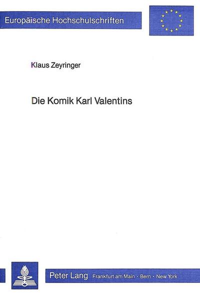 Zeyringer, K: Komik Karl Valentins