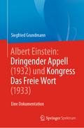 Albert Einstein Dringender Appell (1932) und Kongr