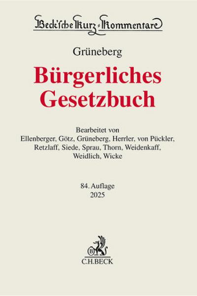 Bürgerliches Gesetzbuch. BGB