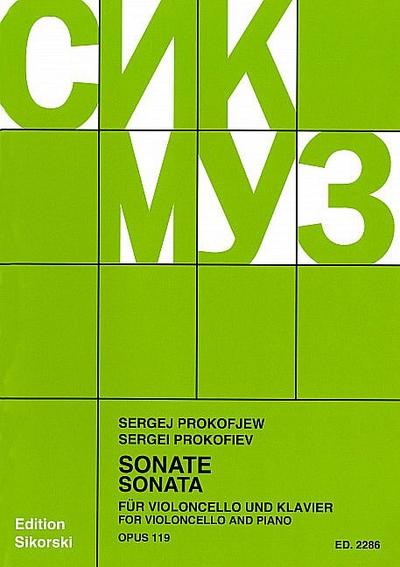 Sonate op.119für Violoncello und Klavier