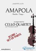 Cello Quartet Score of "Amapola"