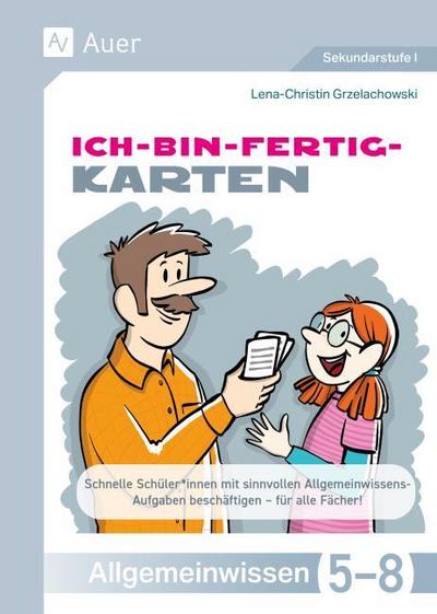 Ich-bin-fertig-Karten Allgemeinwissen Klassen 5-8