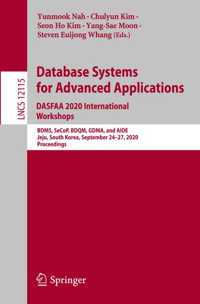 Database Systems for Advanced Applications. DASFAA 2020 International Workshops