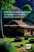 Structure And Function In Primitive Society