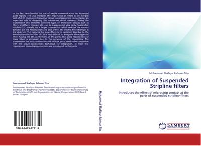Integration of Suspended Stripline filters