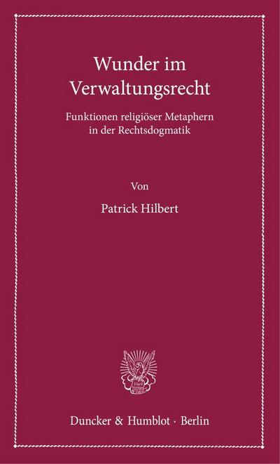 Wunder im Verwaltungsrecht