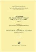 Corpus der römischen Rechtsquellen zur Sklaverei X