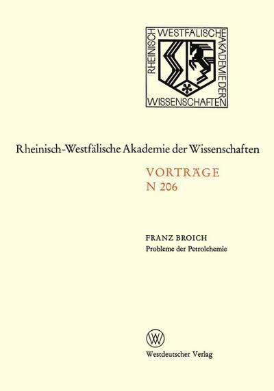 Probleme der Petrolchemie