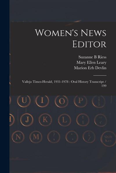 Women’s News Editor: Vallejo Times-Herald, 1931-1978: Oral History Transcript / 199
