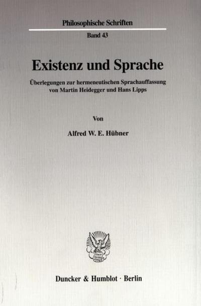 Existenz und Sprache.