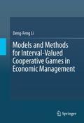 Models and Methods for Interval-Valued Cooperative