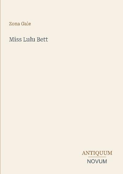 Miss Lulu Bett