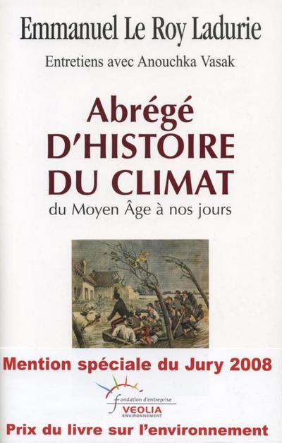 Abrégé d’histoire du climat