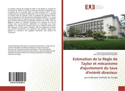 Estimation de la Règle de Taylor et mécanisme d’ajustement du taux d’intérêt directeur