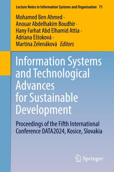 Information Systems and Technological Advances for Sustainable Development