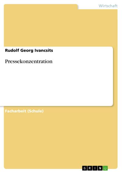 Pressekonzentration