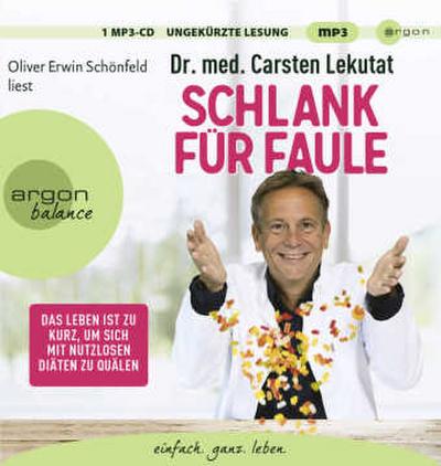 Schlank für Faule, 1 Audio-CD, 1 MP3