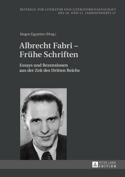 Albrecht Fabri - Frühe Schriften