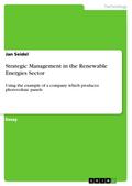 Strategic Management in the Renewable Energies Sec