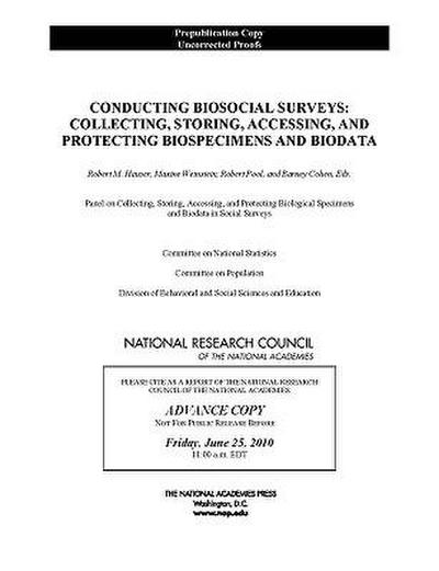 Conducting Biosocial Surveys