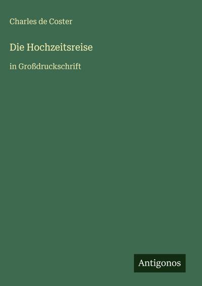 Die Hochzeitsreise