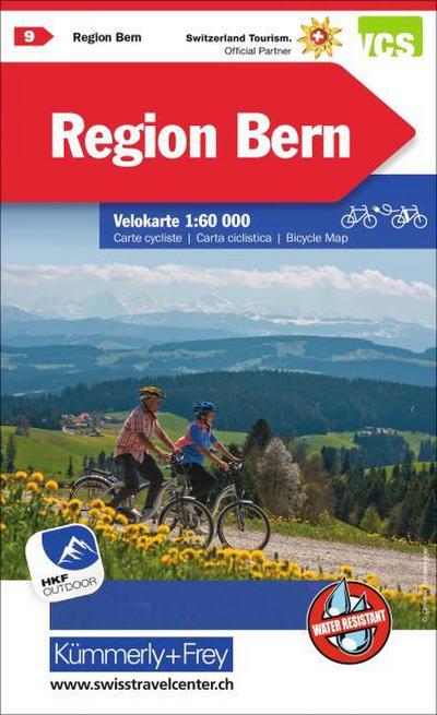 Kümmerly+Frey Velokarte 9 Region Bern 1:60.000