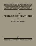 Vom Problem des Rhythmus
