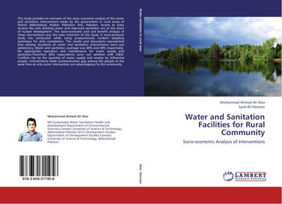 Water and Sanitation Facilities for Rural Community