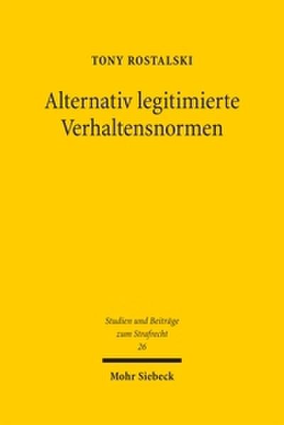 Alternativ legitimierte Verhaltensnormen