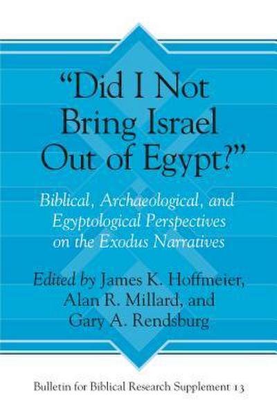 "Did I Not Bring Israel Out of Egypt?"