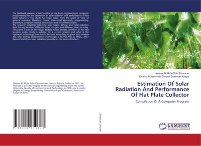 Estimation Of Solar Radiation And Performance Of Flat Plate Collector