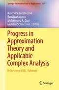 Progress in Approximation Theory and Applicable Co