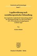 Legalbewährung nach sozialtherapeutischer Behandlung.