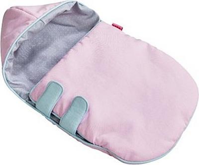HABA 305134 - Puppen-Schlafsack Kuscheltraum, Puppenzubehör für Stoff- und Babypuppen, Schlafsack zum Wenden mit Klettverschlüssen, Spielzeug ab 18 Monaten
