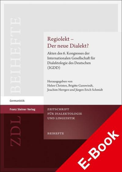 Regiolekt - Der neue Dialekt?