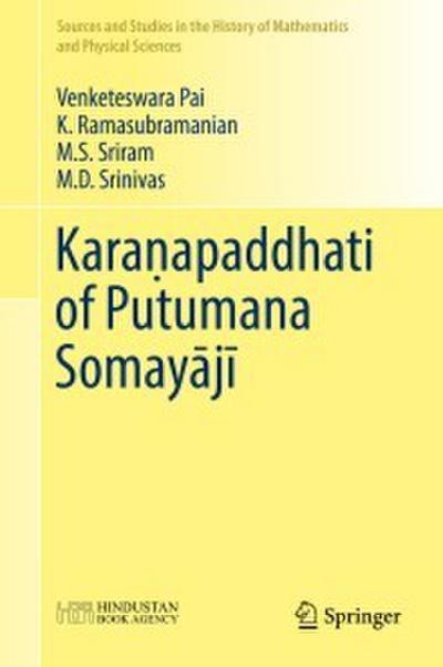 Kara-apaddhati of Putumana Somayaji