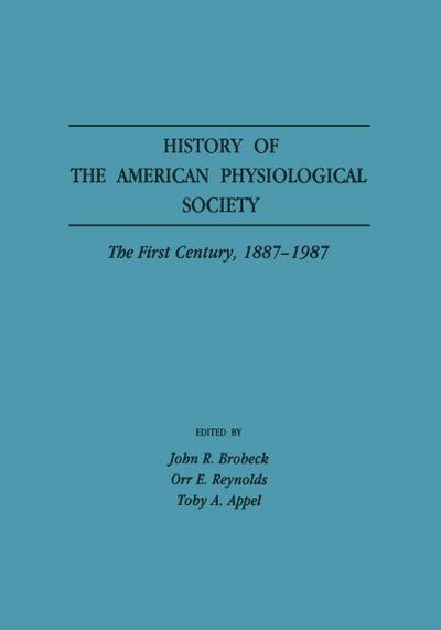 History of the American Physiological Society