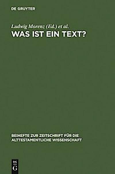 Was ist ein Text?