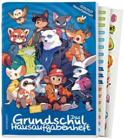 Das Grundschul-Hausaufgabenheft 26/27 A5 [Rasselbande] EM