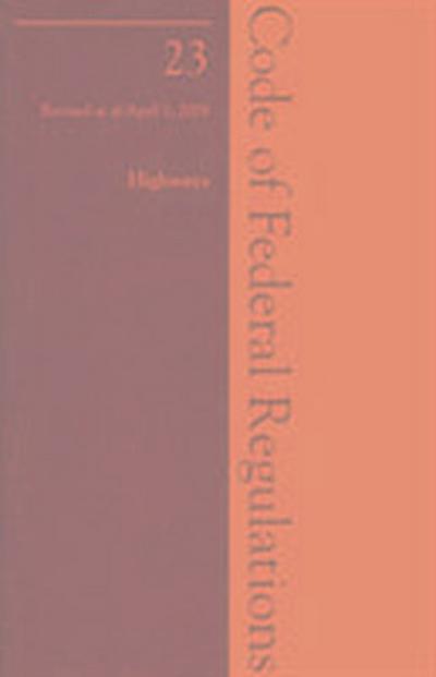 2009 23 CFR (Federal Highway Admin)