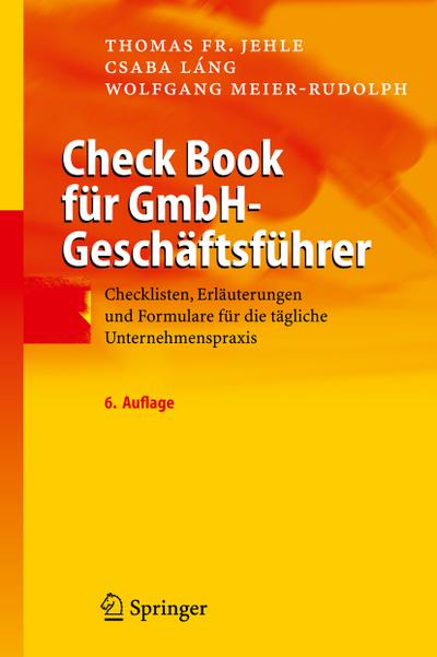 Check Book für GmbH-Geschäftsführer
