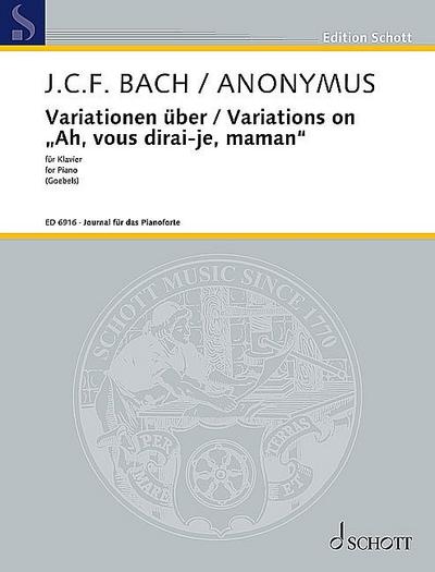 Ah vous dirai-je Mamanfür Klavier