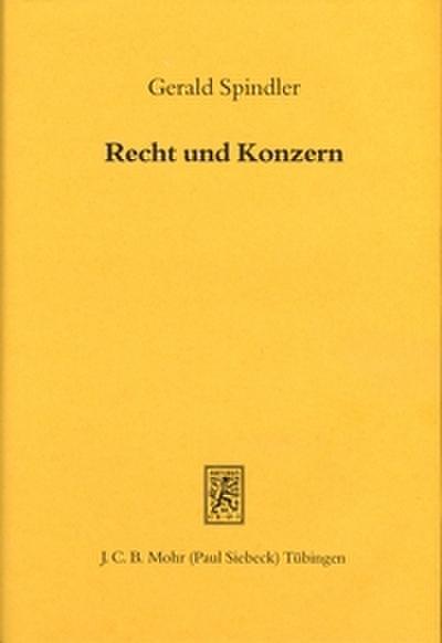 Recht und Konzern