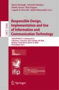 Responsible Design, Implementation and Use of Information and Communication Technology