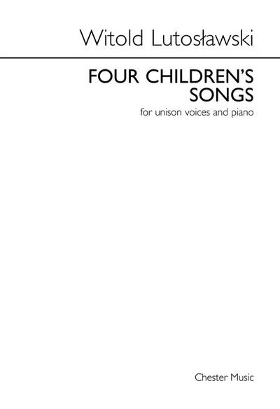 Four Children’s Songs, Kinderchor u. Klavier