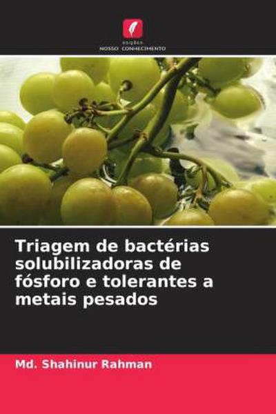 Triagem de bactérias solubilizadoras de fósforo e tolerantes a metais pesados